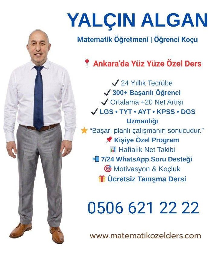 Ankara Matematik Özel Ders